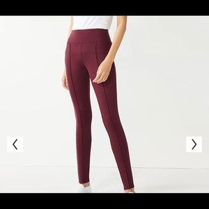 Women’s seamed front ponte pants